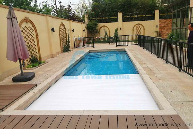 Chengdu Elegant House Slating Pool Cover (4)