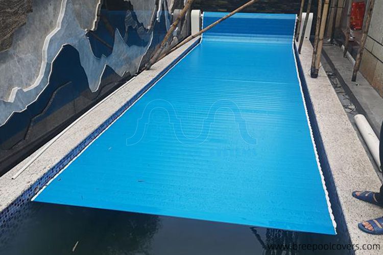 Shenzhen Universiade City State Project Bree Slating Series Intelligent Swimming Pool Cover (5)