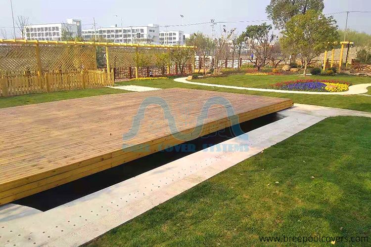 Shanghai Yuehu Villa Bree Sliding Series Intelligent Swimming Pool Deck  (7)