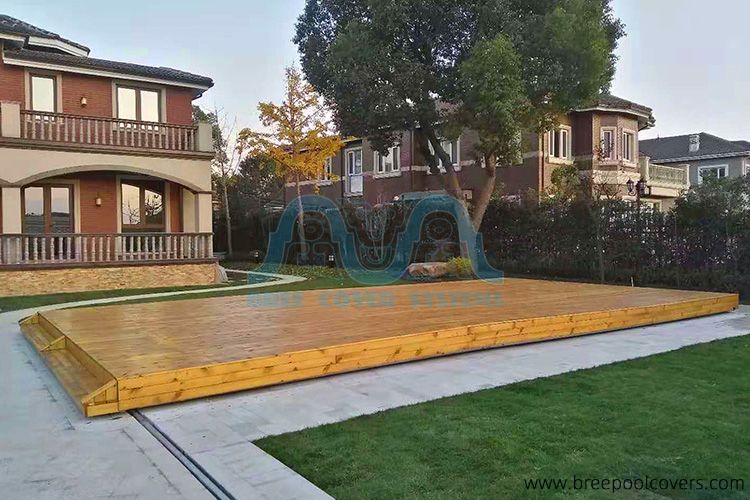 Shanghai Yuehu Villa Bree Sliding Series Intelligent Swimming Pool Deck  (5)