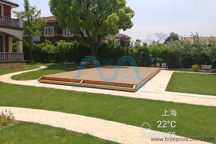 Shanghai Yuehu Villa Bree Sliding Series Intelligent Swimming Pool Deck  (4)