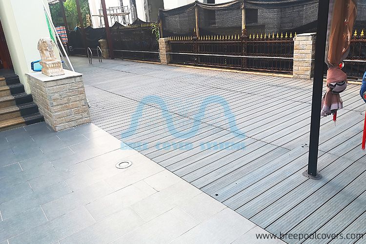 Guangzhou Evergrande Royal View Peninsula Project Bree Swimming Pool Folding Cover (5)