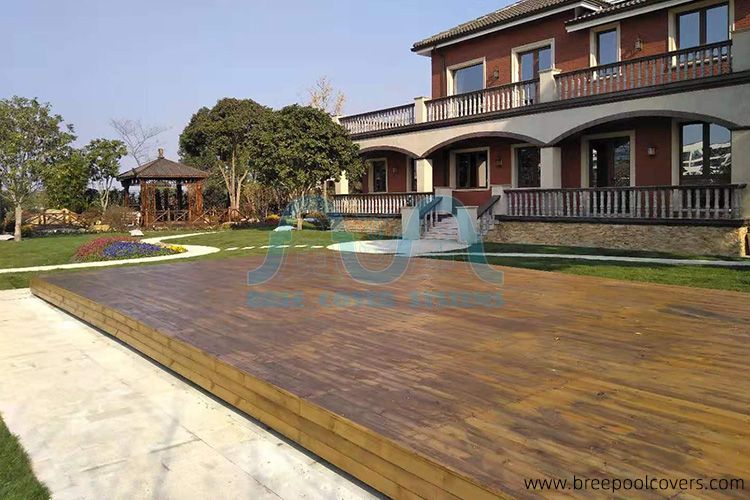 Shanghai Yuehu Villa Bree Sliding Series Intelligent Swimming Pool Deck  (1)